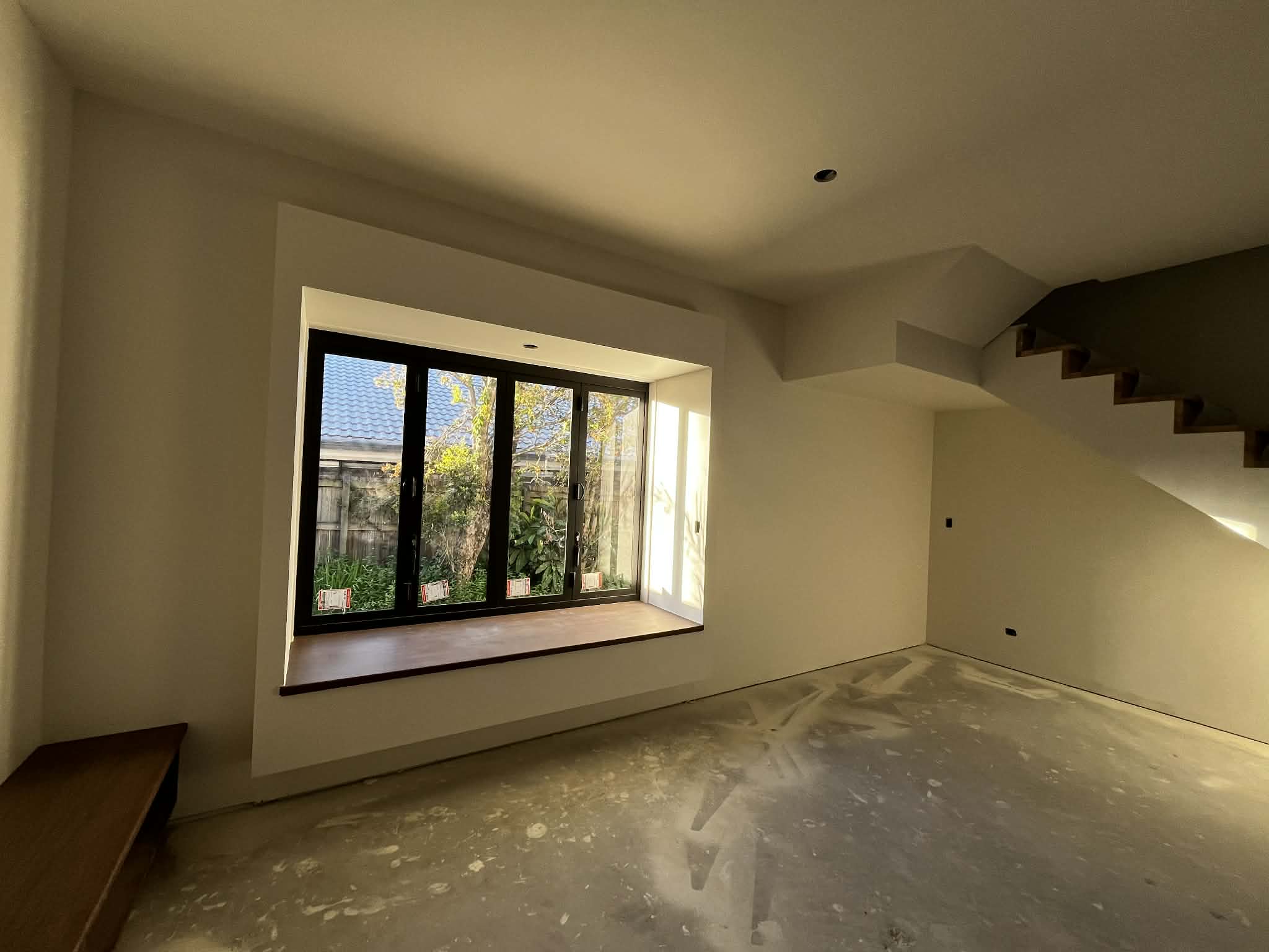 Vaulted ceiling interior